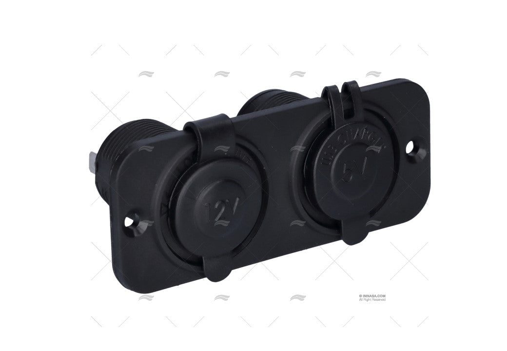 Tomada 12V + USB